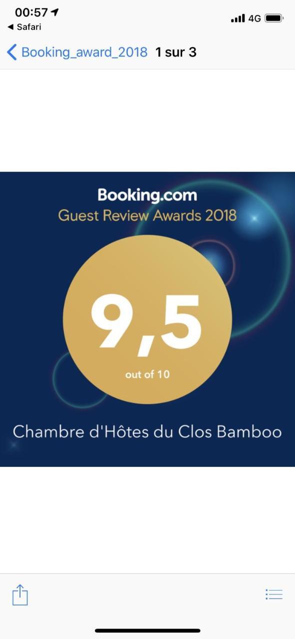 Chambre D'Hotes Du Clos Bamboo Merignac  Bagian luar foto